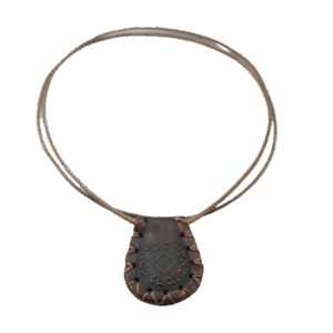 קמע נ נח בצבע חום