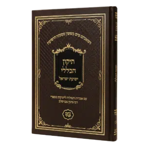 תיקון הכללי "ישועת ישראל" -סקאי חום - גודל גדול (כתבי הנחל)